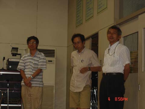 今回お世話になった方々(2名欠席)
